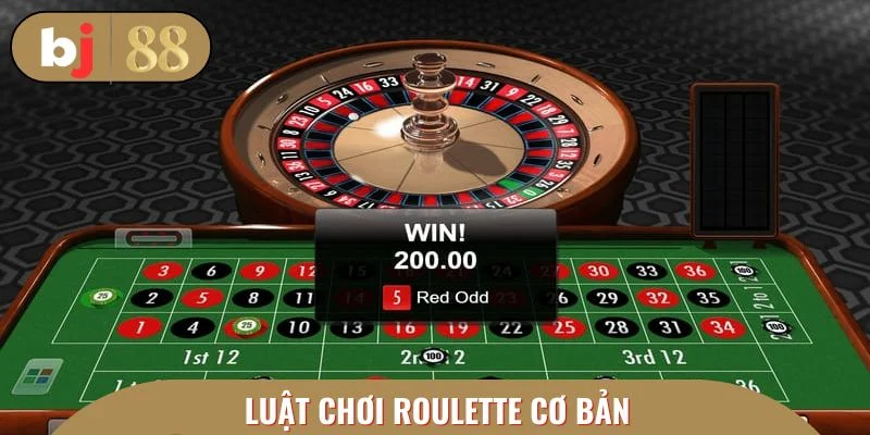 Luật chơi roulette cơ bản